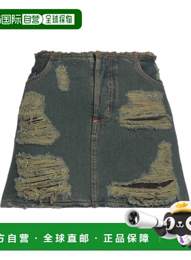 1h可退 香港直邮潮奢 Acne Studios 艾克妮 女士 牛仔半身裙