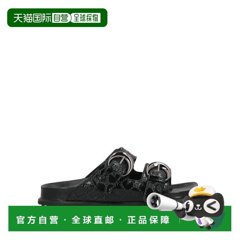 1h可退 香港直邮Marine Serre 男士 凉鞋 black黑色 舒适时尚,流行男鞋,其他凉鞋,淘宝优惠券,粉丝福利购,淘宝优惠卷