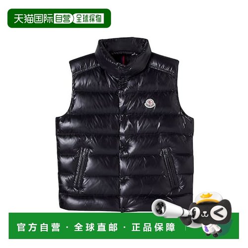 香港直邮moncler 男童 Tibb 徽标羽绒马甲童装 black黑色 舒适时