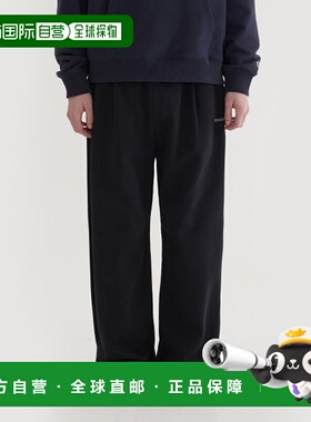 韩国直邮COVERNAT 公用运动裤CO2501PT02BK SEMI WIDE-FIT AUTHEN