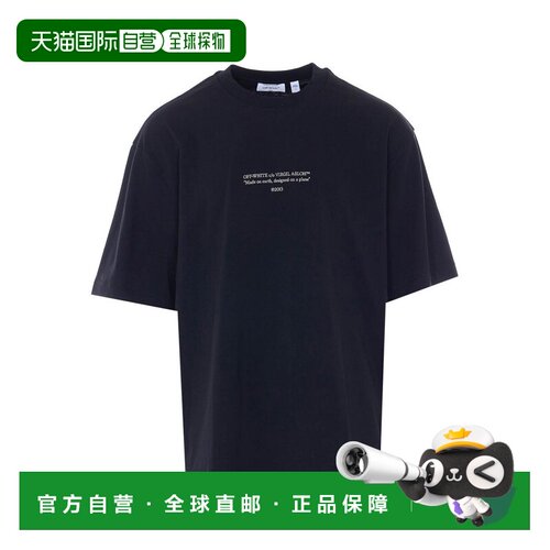 香港直邮OFF-WHITE 男士T恤 OMAA120S26JER00700001BLACK
