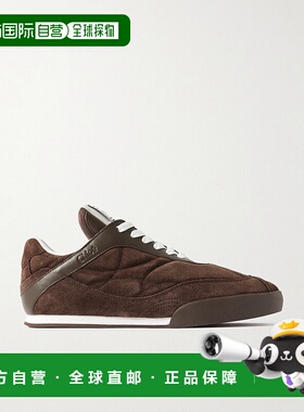 1h可退 香港直邮Chloe 蔻依 女士 CHLOÈ KICK 绒面革皮质运动鞋 C