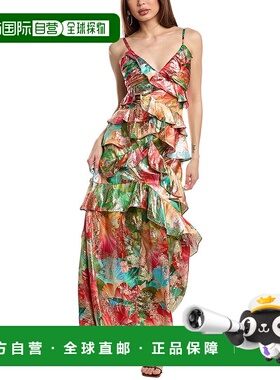 自营 Ramy Brook Harlen 礼服 - 橙色 美国奥莱直发连衣裙长裙