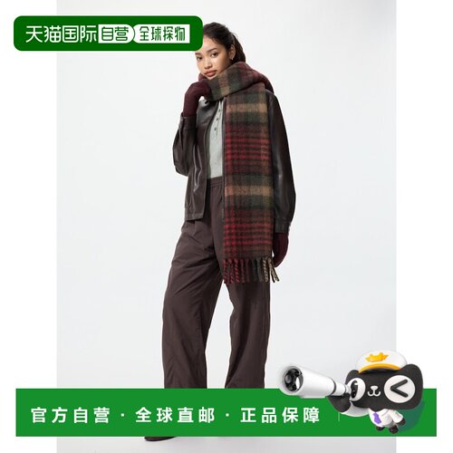 日本直邮UNIQLO优衣库 FW26 弹性腰带保暖舒适松紧腰阔腿纯色日常