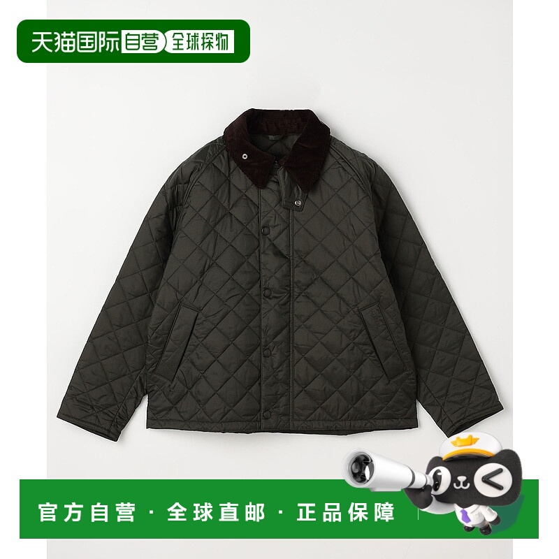 1h可退 日本直邮Barbour男装短款菱格绗缝夹克宽松设计 105922060