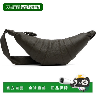 1h可退 香港直邮潮奢 Lemaire 女士 棕色中号 Croissant 单肩包 B