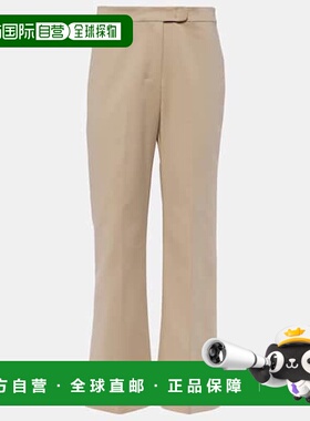 香港直邮'S Max Mara 女士 Conico 棉混纺喇叭长裤 001380休闲裤