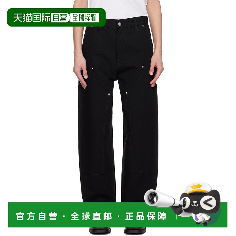 香港直邮CARHARTT WIP 女士 黑色 Brandon Double Knee 牛仔裤 I0