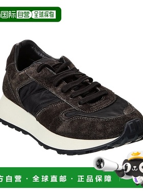 自营 Common Projects Track 76 尼龙和皮革运动鞋 - 灰色 美国奥