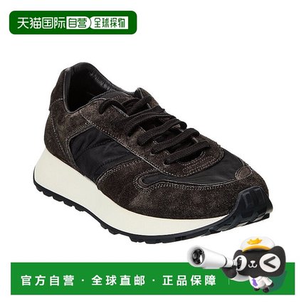自营 Common Projects Track 76 尼龙和皮革运动鞋 - 灰色 美国奥