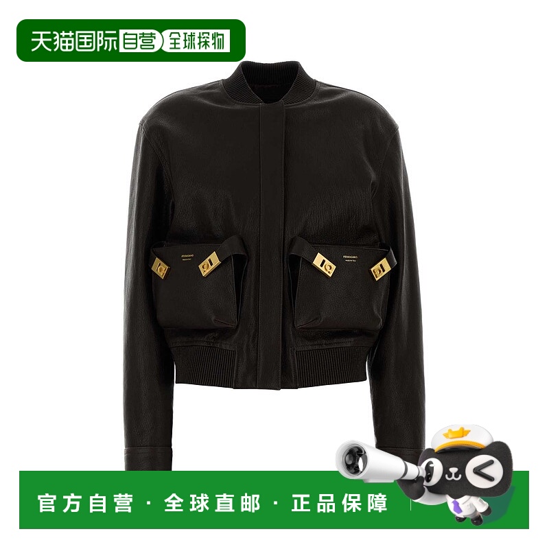 香港直邮SALVATORE FERRAGAMO 女士大衣 13H644788386EXPRESSO