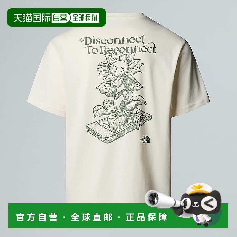 自营欧洲直邮北面 Connect Graphic男女通用休闲T恤 THE NORTH FA