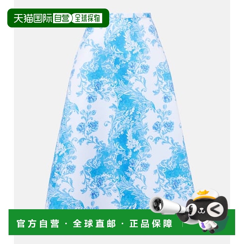 1h可退 香港直邮EMILIA WICKSTEAD 女士 Hallie 花朵塔夫绸长款半