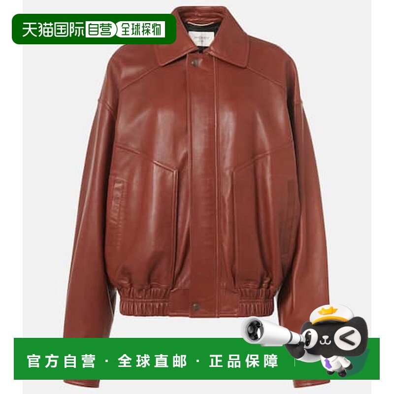 1h可退 香港直邮Saint Laurent 圣罗兰 女士 皮革短夹克皮夹克,女装/女士精品,短外套,淘宝优惠券,粉丝福利购,淘宝优惠卷