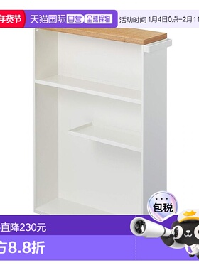 【日本直邮】YAMAZAKI大约W13XD47.5XH68cm塔 马桶存储白色4306