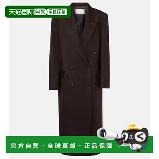 1h可退 香港直邮The Frankie Shop 女士 Jane 大衣 brown棕色 舒