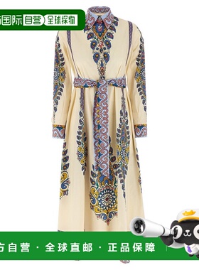 香港直邮Etro 艾特罗 女士 印花棉质衬衫裙 WRHA0195AV622新款