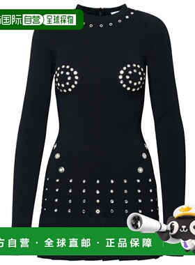 1h可退 香港直邮潮奢 off-white 女士 圆领长袖连衣裙 OWHI110F23