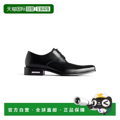 欧洲直邮BALENCIAGA（2025 年款）男士黑色 Concorde 德比鞋男鞋