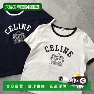 T恤 日本直邮CELINE 年代 RX09C671Q.02XIRX09C671Q.0 BLASON