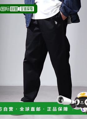 日本直邮U.S. POLO ASSN.男女通用款TC斜纹布休闲宽松裤 PLM41504