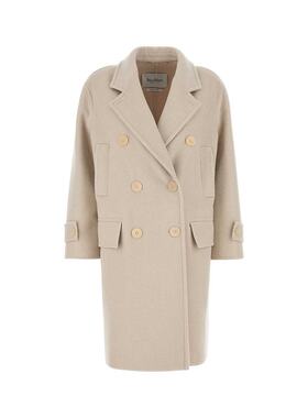 MaxMara 麦斯玛拉 女士 Nogara 领口纽扣大衣 2511011091600
