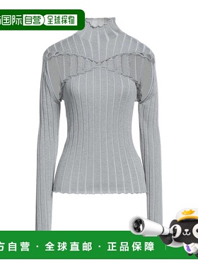 1h可退 香港直邮潮奢 Dion Lee 女士 高领上衣 grey灰色 舒适时尚