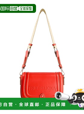 自营 True Religion马蹄袋中号Hobo-红色 美国奥莱直发斜挎包