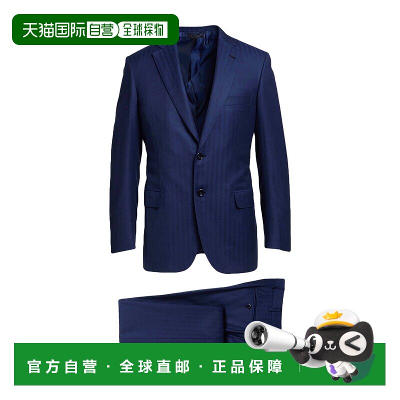香港直邮Brioni 布里奥尼 男士 西服 BLUE 蓝色西装时尚舒适