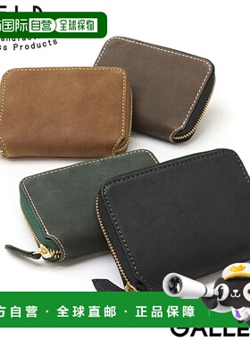 日本直邮NELD 男女通用钱包 双折 NELD 双折钱包 圆形拉链 小巧