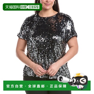 Sequin 美国奥莱直 自营Anne Plus Shirt gray Klein Banded