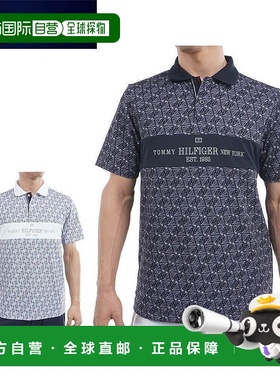 日本直邮Tommy Hilfiger Golf 男士游艇印花短袖Polo衫 THMA519 2