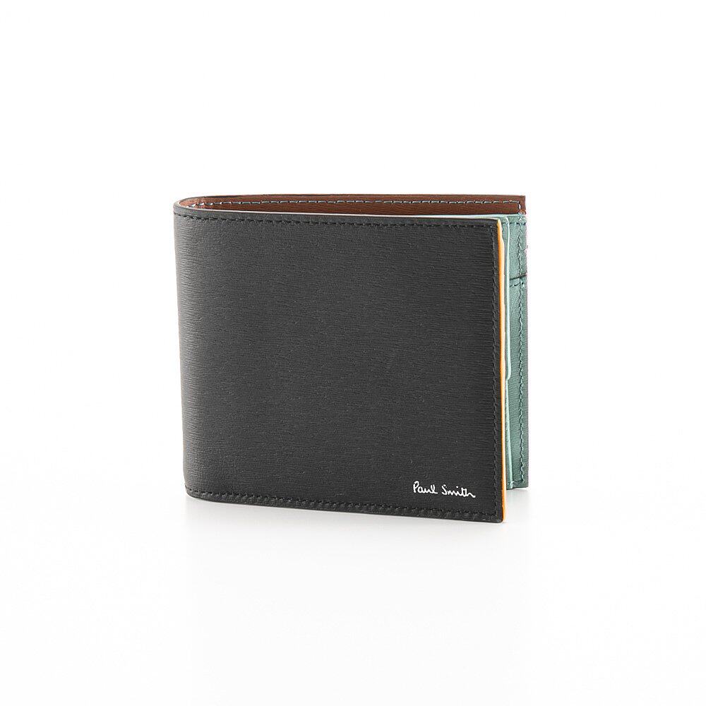 日本直邮Paul Smith 折叠钱包稻草纹双色带零钱包 4833X/FSTRGS