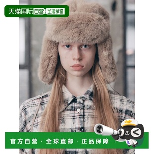 CALIE TRAPPER 女士帽子CA23CAC017BE FUR HAT VEGAN 韩国直邮ASIF