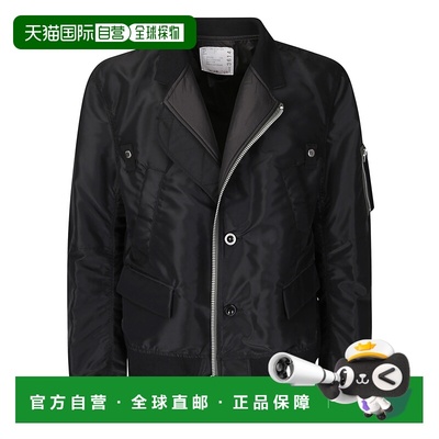 1h可退 香港直邮Sacai 男士 尼龙斜纹布夹克 2503614M001