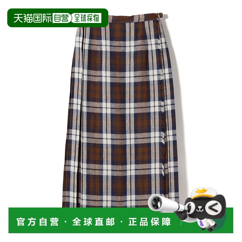 日本直邮O'NEIL of DUBLIN 女士 亚麻长裙 麻 裙腰真皮腰带 31322