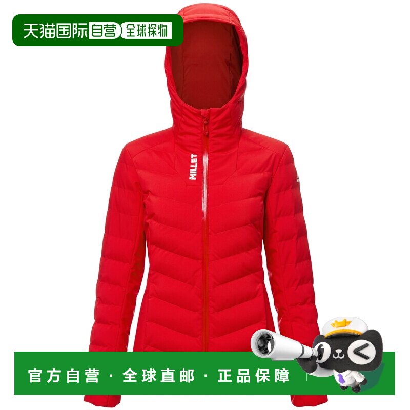 自营欧洲直邮Millet觅乐 BREVENT PEAK 女款软壳夹克 冲锋衣红色