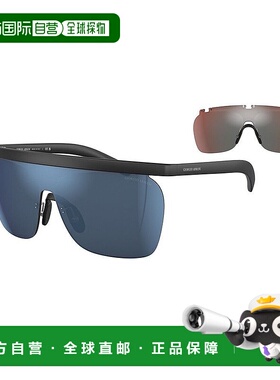 自营Giorgio Armani醋酸酯男士太阳镜-黑色 美国奥莱直发