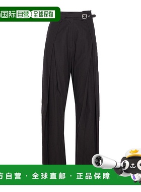 香港直邮PINKO 女士休闲裤 1046482ERZ99 SS2025 黑色 Black Rico