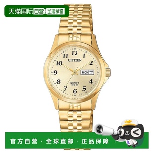 自营Citizen Women's Classic Gold Dial Watch - gold 美国奥莱