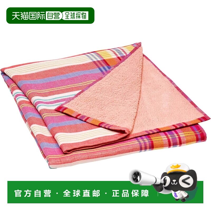 【日本直邮】西川 今治浴巾 65×120cm 棉 Mousse Puff 粉色纱布