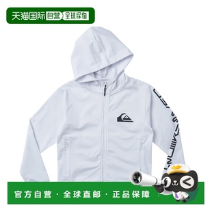 连帽拉链防晒衣UPF50 1h可退 日本直邮Quiksilver儿童男女孩长袖