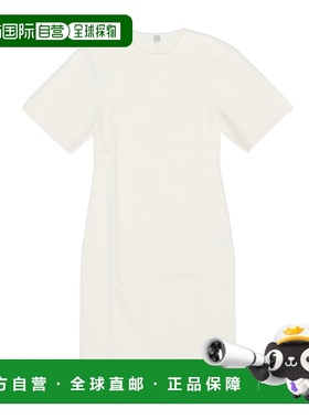 1h可退 香港直邮潮奢 TOTÊME 女士 圆领连衣裙 253WRD0232YA0187