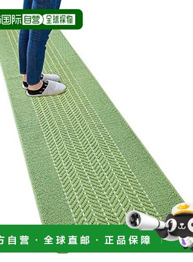 日本直邮Oka 厨房地垫 约60cm×270cm 绿色 4548622687774