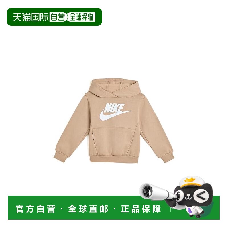 香港直邮Nike 耐克 女童 Club 休闲抓绒套头衫连帽衫(幼童)童装
