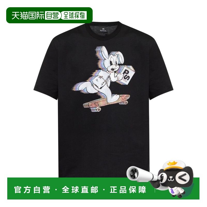 1h可退 香港直邮Paul Smith 男士 SKATE 兔子棉质T恤 M2R220XTP52,男装,T恤,淘宝优惠券,粉丝福利购,淘宝优惠卷