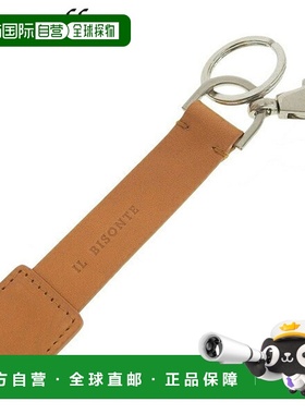 日本直邮IL BISONTE 钥匙扣钥匙圈棕色男女款skh114pox001na178c