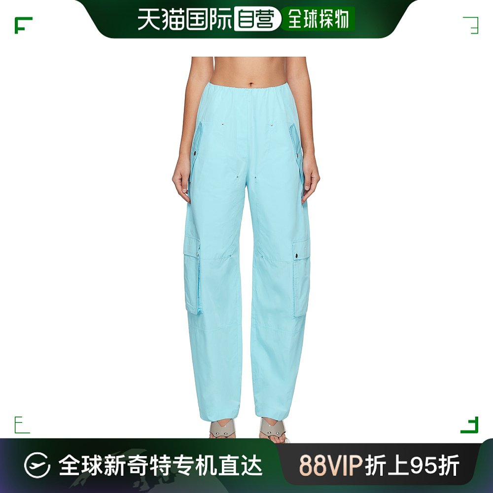 香港直邮潮奢 Paris Georgia 女士 蓝色 Elevated 工装裤 PG660 女装/女士精品 休闲裤 原图主图