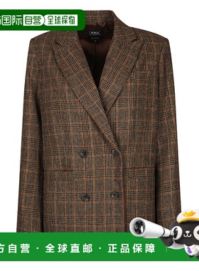 香港直邮A.P.C. 女士西服 WVBCTF03212CAA AW2024 绿色 VESTE LUC