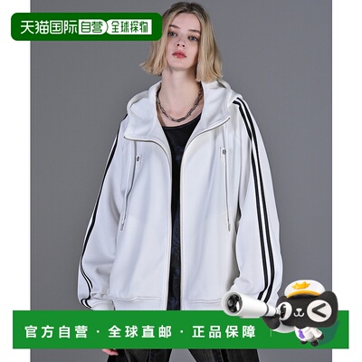 1h可退 日本直邮ADRER 男女同款线条袖拉链运动外套 ADRjk1138